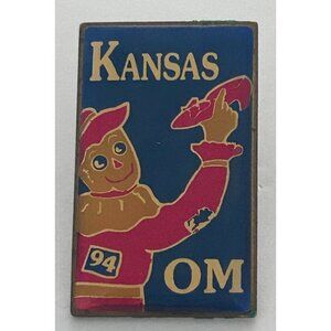 Vintage Odyssey of the Mind Kansas '94 Scarecrow OM OotM Ruby Slipper OZ Lapel P